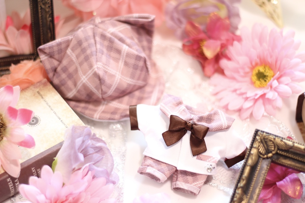 ❁⃘*.゚チェック柄セーラーねこたんver..❁⃘*.゚