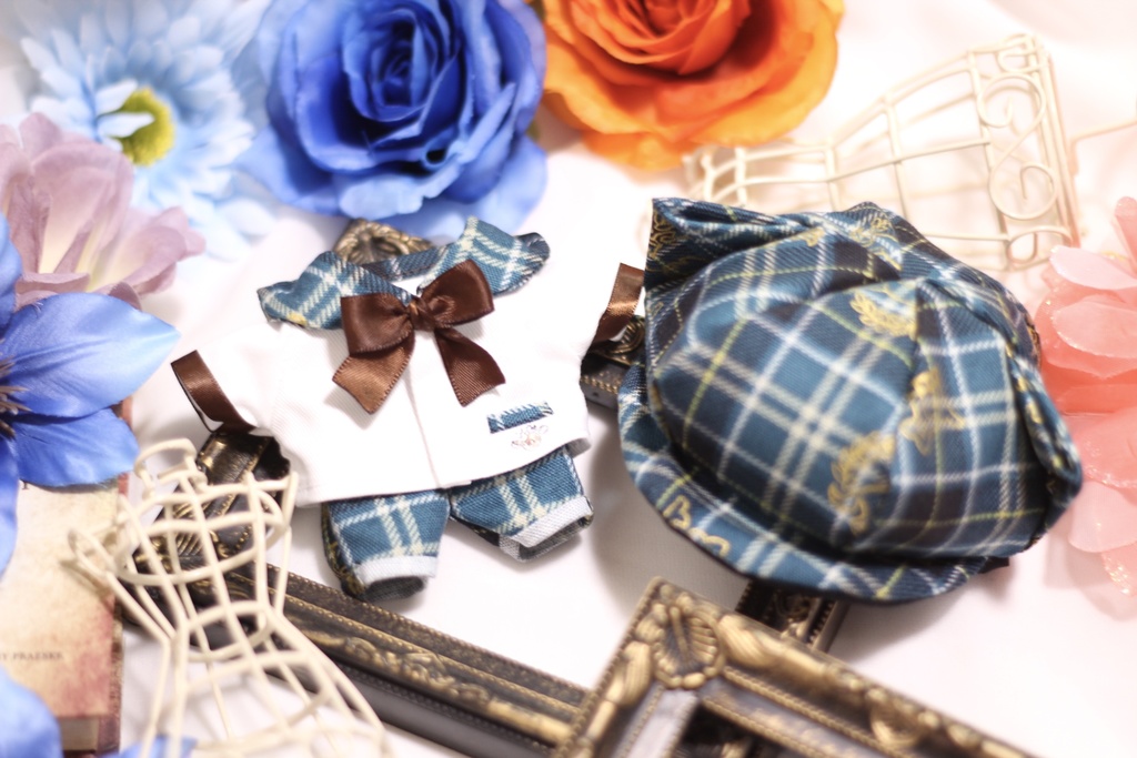 ❁⃘*.゚チェック柄セーラーautumnねこたんver..❁⃘*.゚