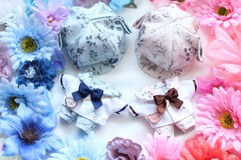 ❁⃘*.゚花柄summerセーラー ねこたんver..❁⃘*.゚