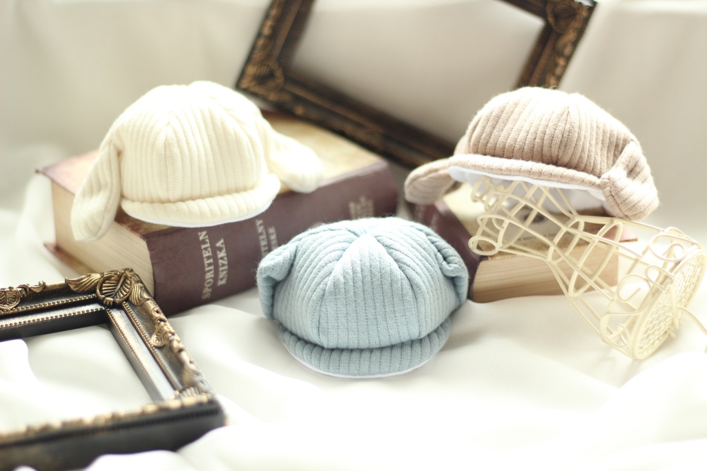 ❁⃘*.゚Summerニットキャスケット わんにゃんver. ❁⃘*.゚