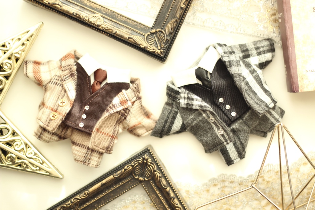 ❁⃘*.ﾟやわらかチェックスーツ ❁⃘*.ﾟ 