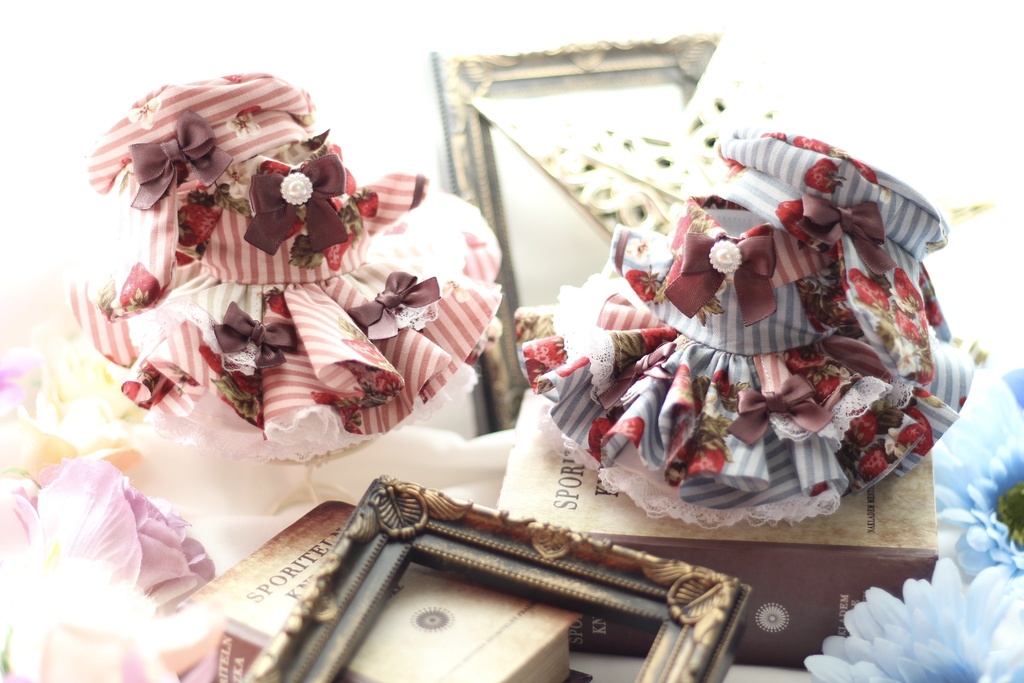 ❁⃘*.ﾟstripeいちごワンピ ❁⃘*.ﾟ 