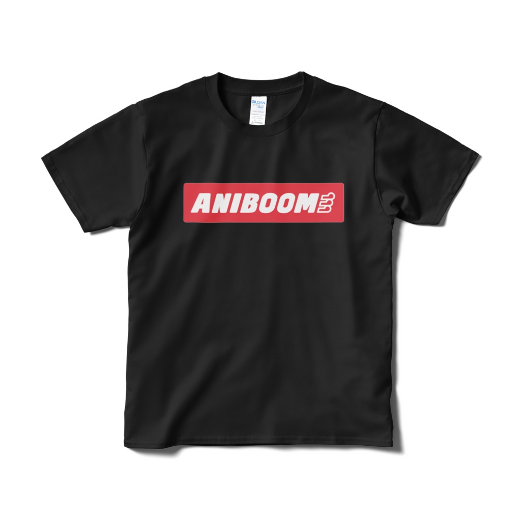 アニブーンロゴ（英語）Ｔシャツ黒