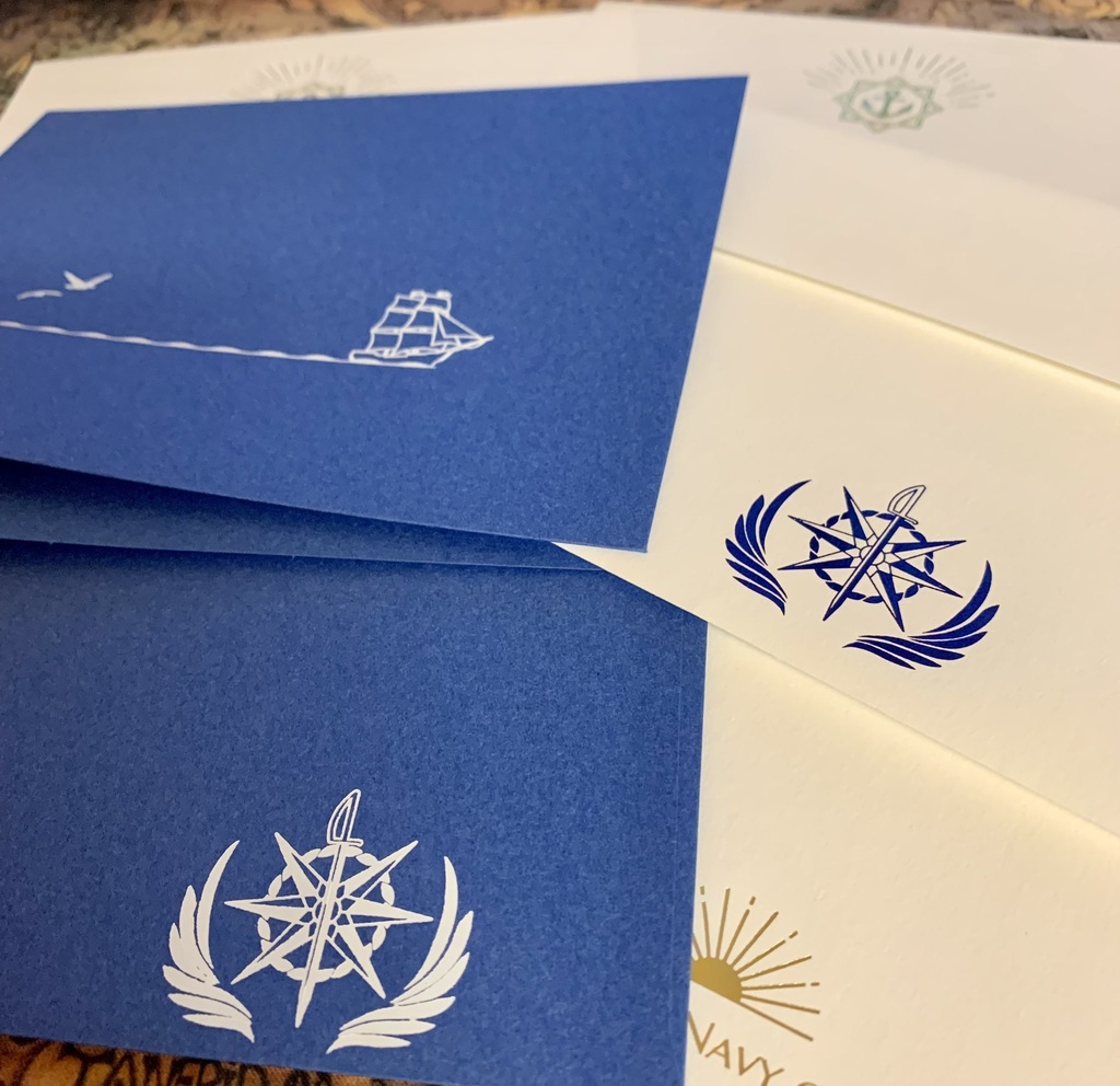 レターセット/セット3(白封筒+厚手便箋、青封筒+薄手便箋混合)