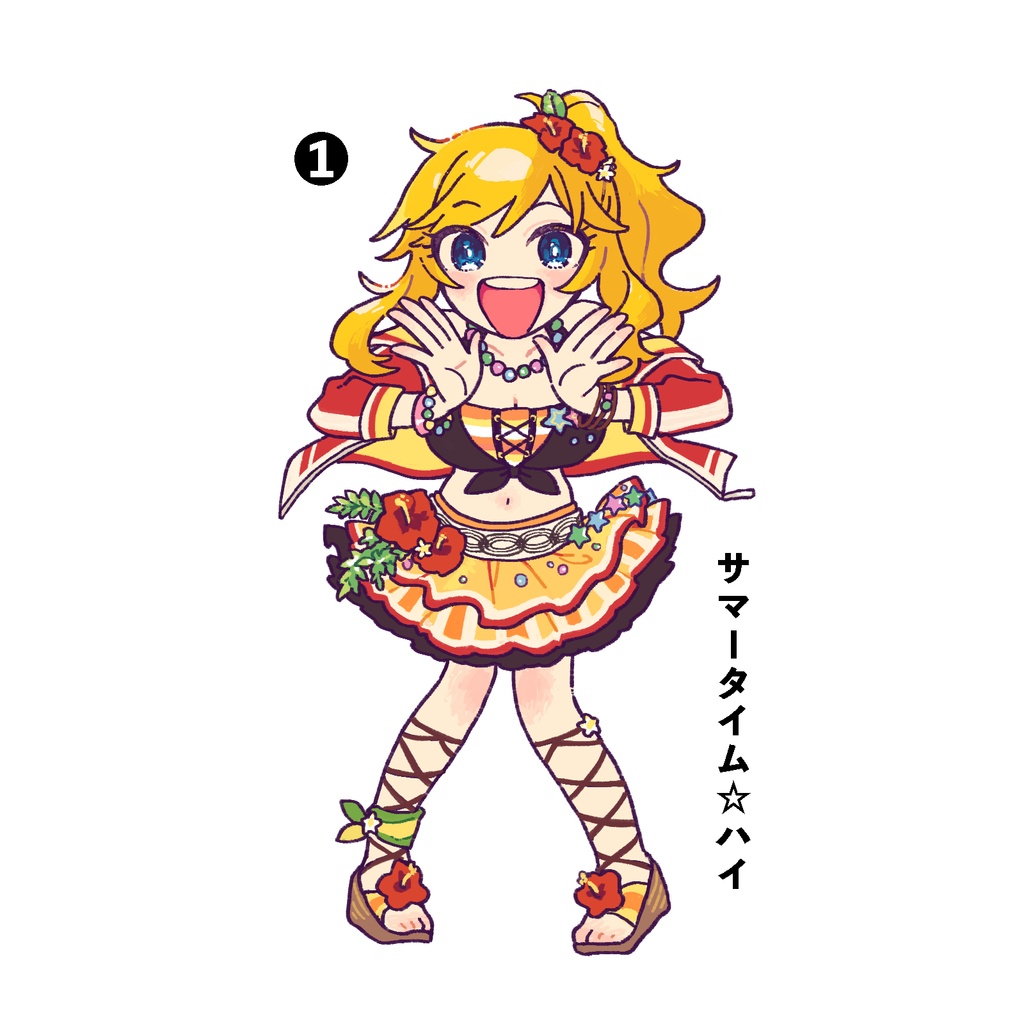 唯SSR衣装アクリルスタンド
