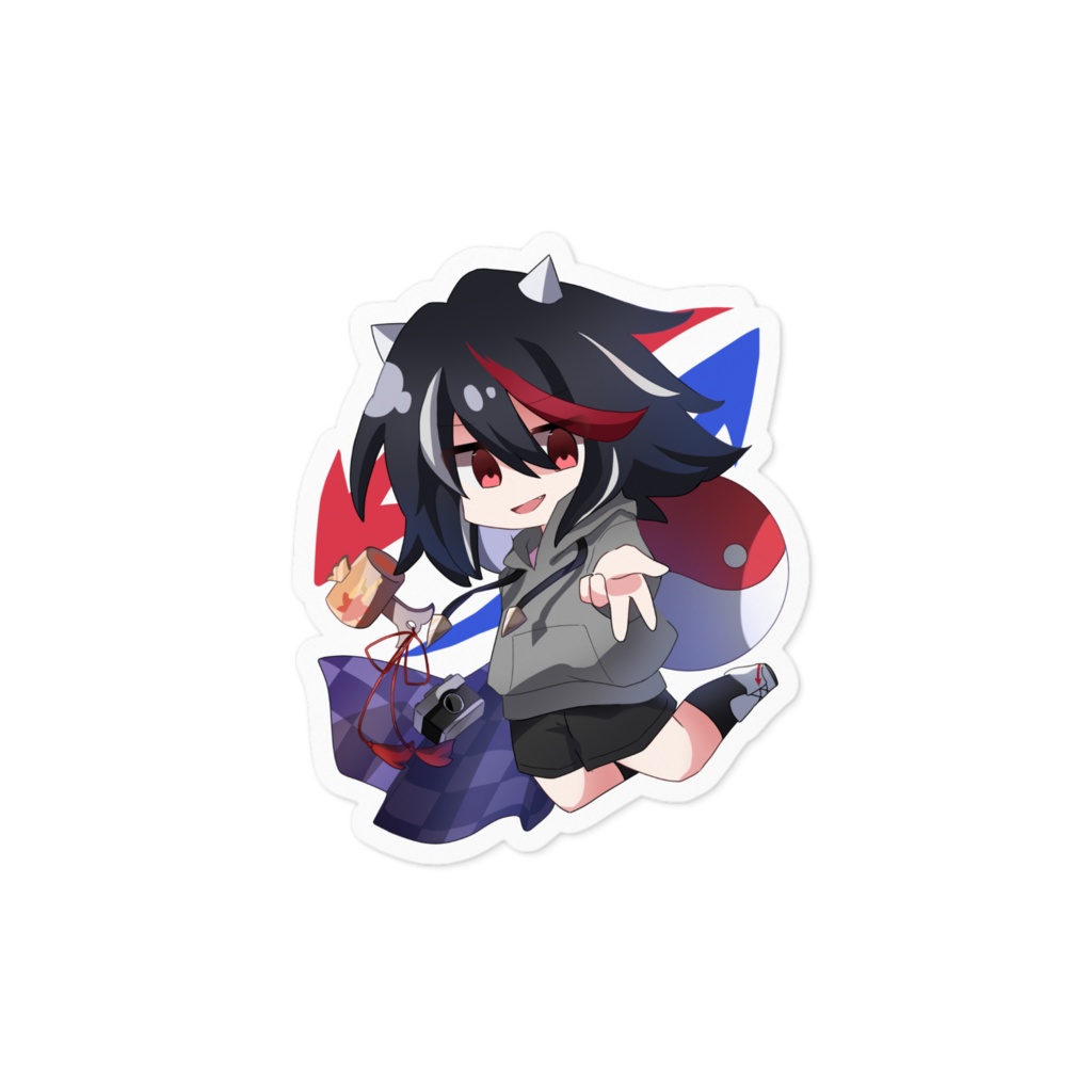 鬼人正邪 ステッカー