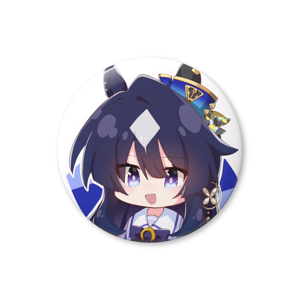 ウマ娘 ヴィルシーナ缶バッジ【非公式】