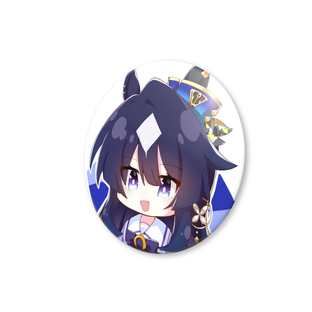 ウマ娘 ヴィルシーナ缶バッジ【非公式】