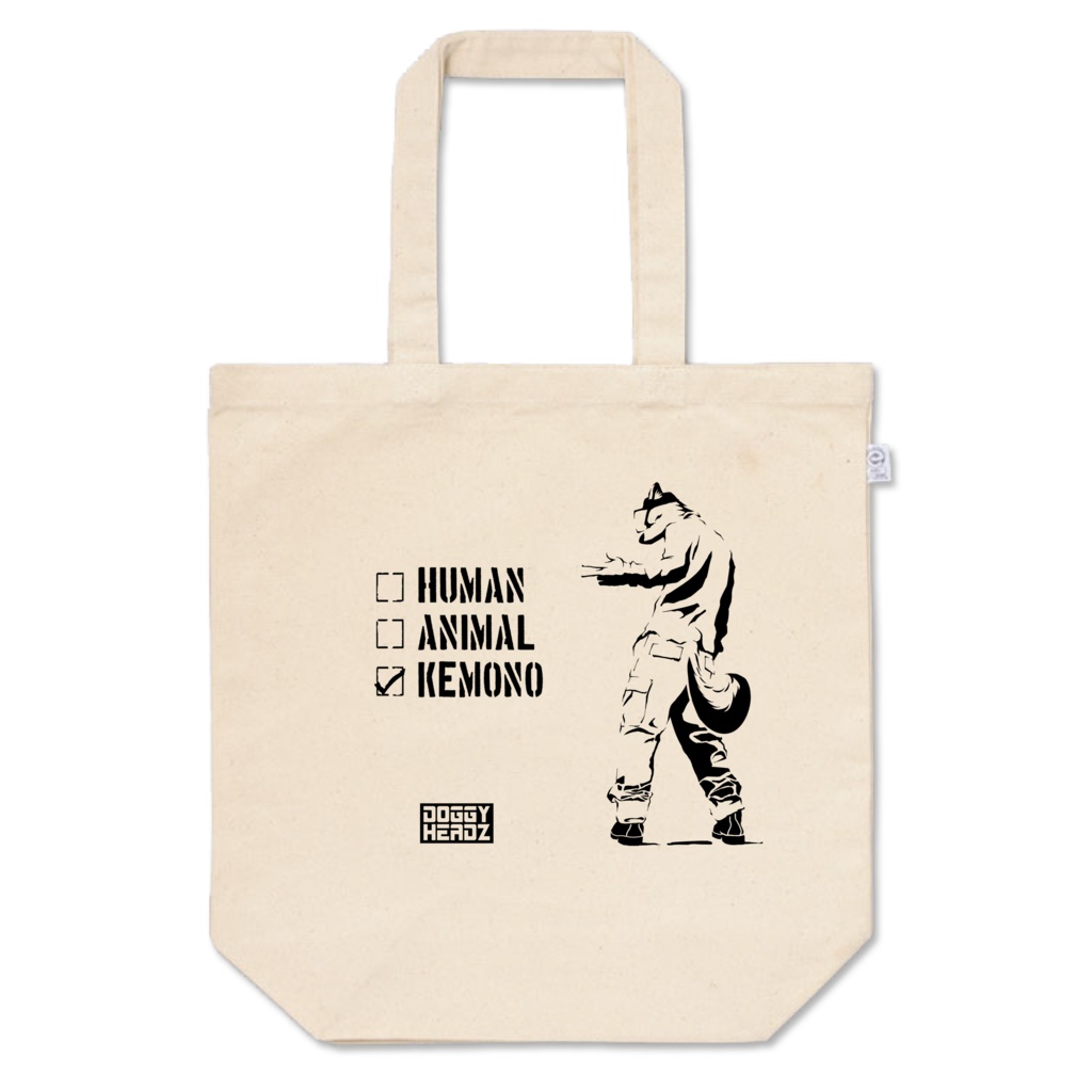 ☑KEMONO　トートバッグ　M
