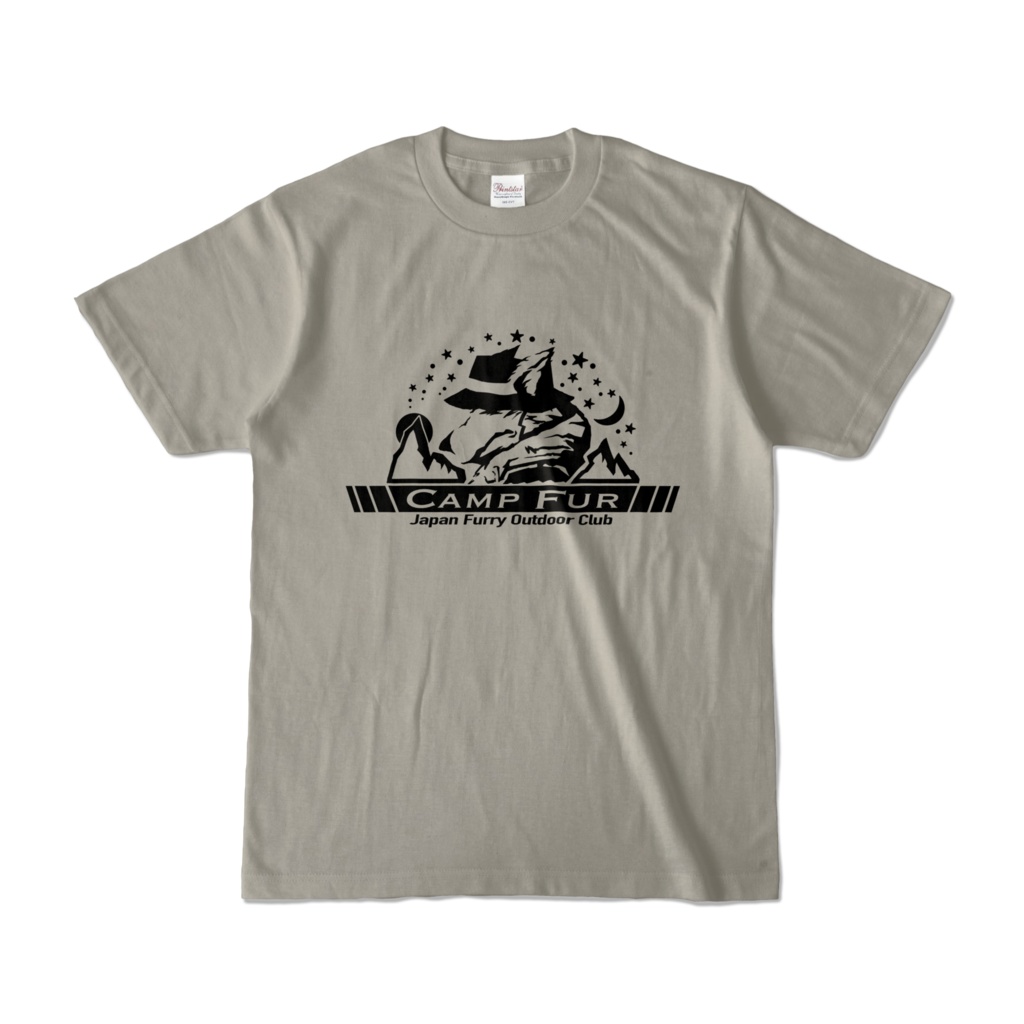 CAMP FUR Tシャツ(シルバーグレー)