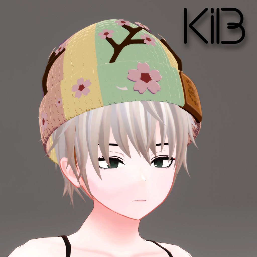 《FREE》벚꽃 비니 [さくらニット帽]