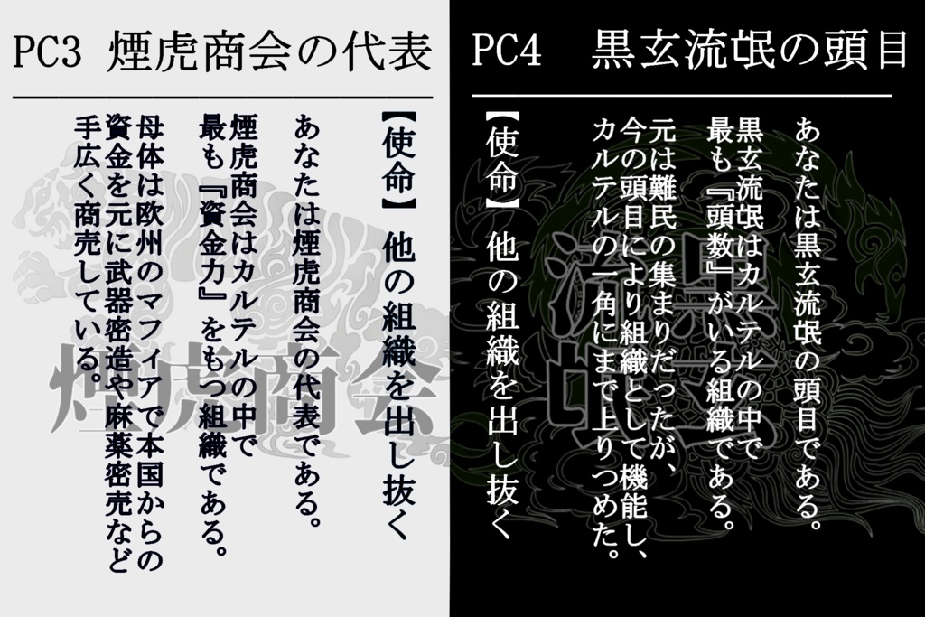 シノビガミ『九龍カルテル』SPLL:E223067