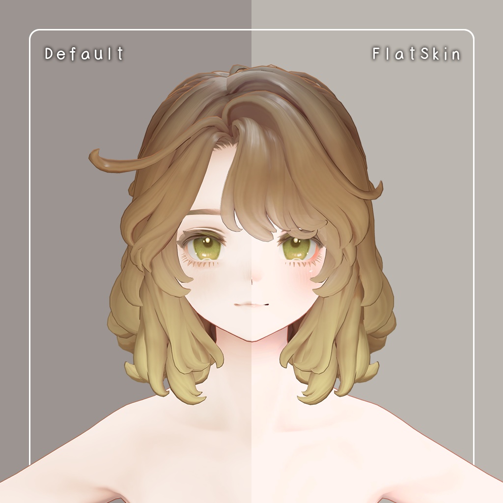 SkinTexture+Material「FlatSkin」Marycia専用