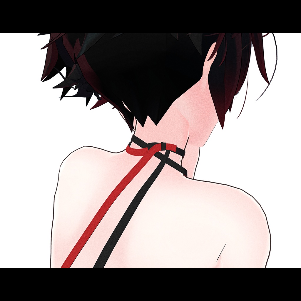 3D Accessory 「RibbonChoker」