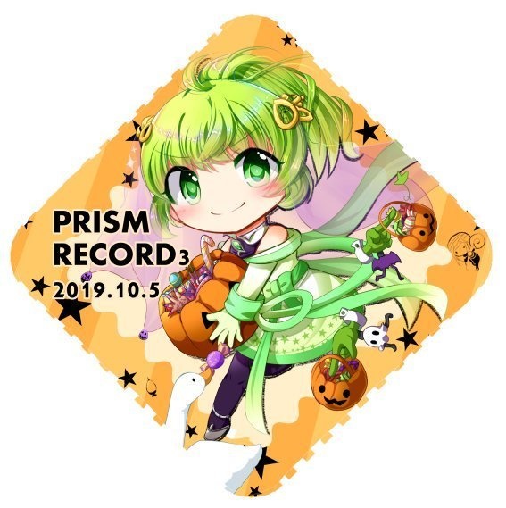 安名メル君ハロウィン缶バッジ