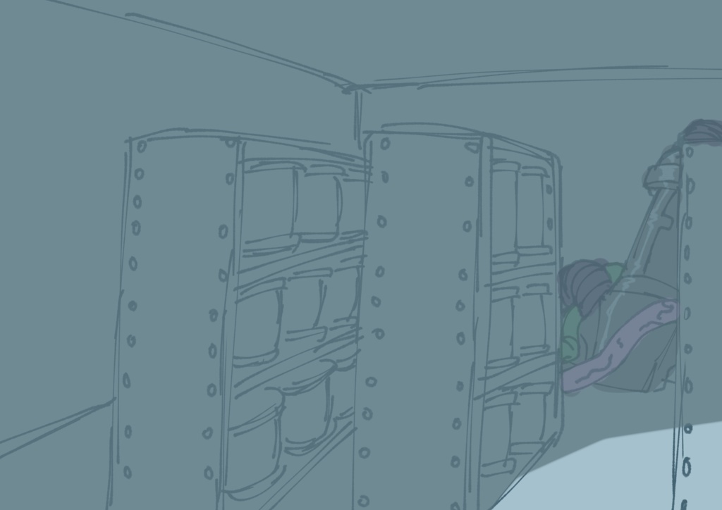 ちょっと不気味な背景