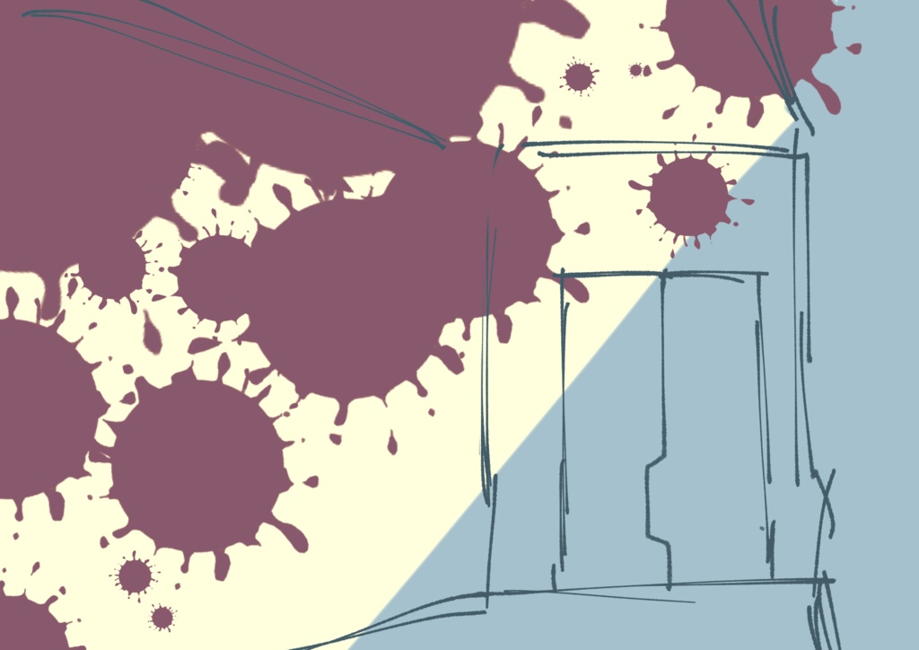 ちょっと不気味な背景