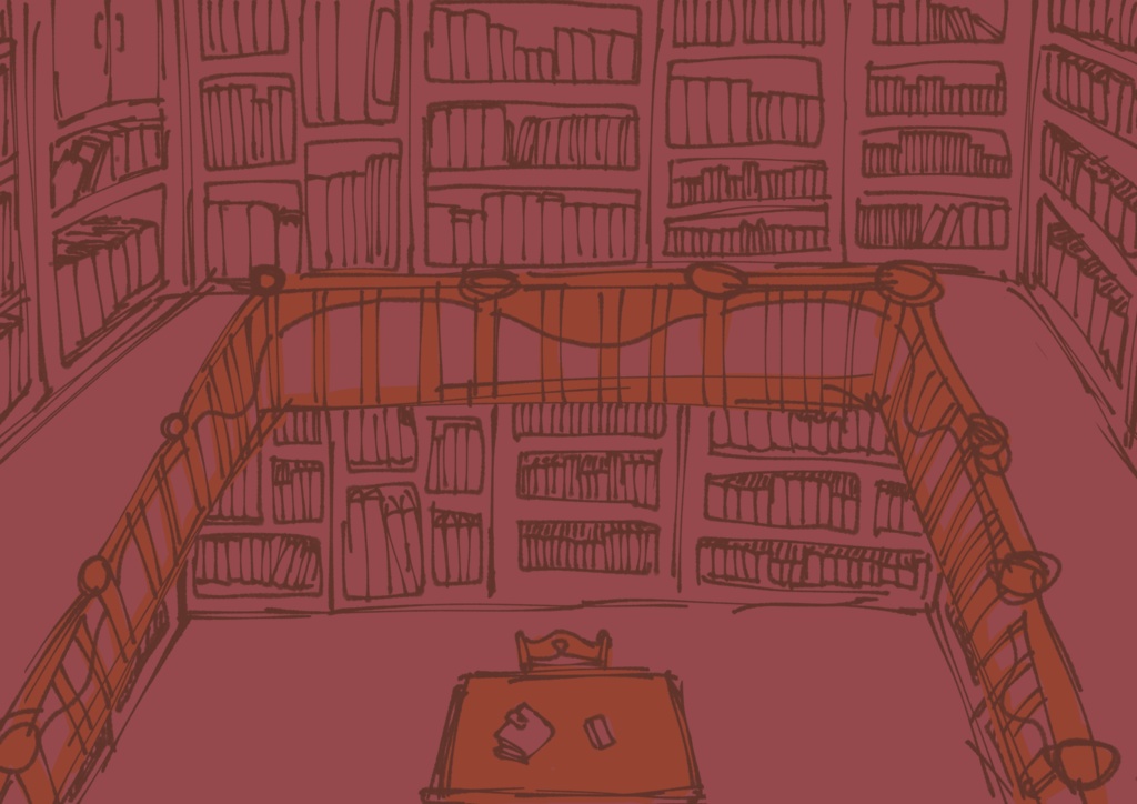 ちょっと不気味な背景