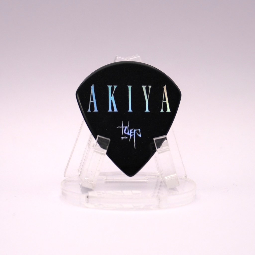 【AKIYA】ピック（黒ホロ）