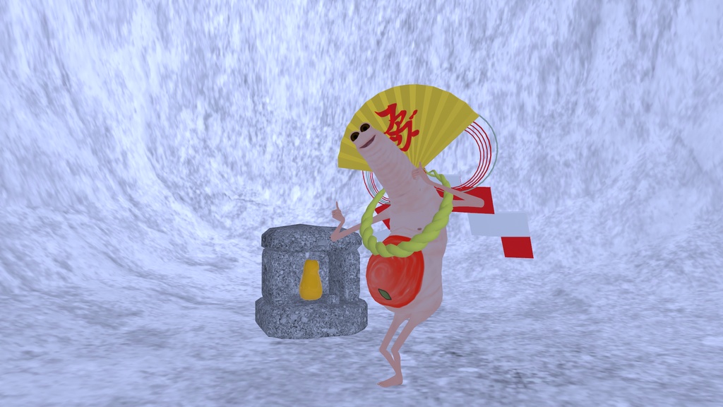 【無料有】しめなわーみー 【Wormiesock用衣装】