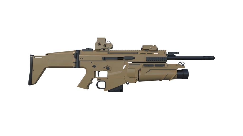 IC40GL Grenade Launcher Black / TAN