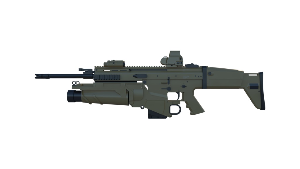 IC40GL Grenade Launcher Black / TAN