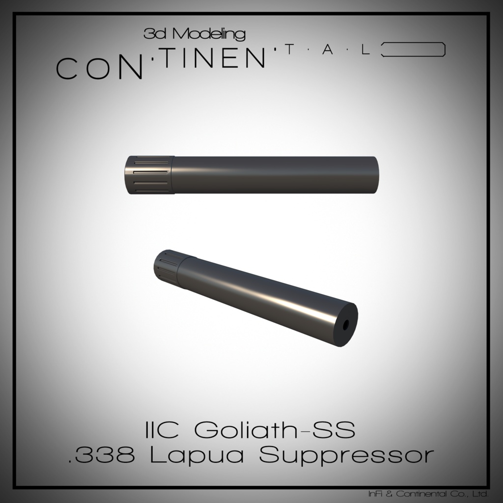 IIC Goliath-SS .338 Lapua Suppressors