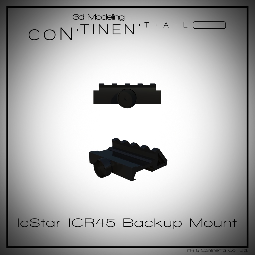 IcStar ICR45 Backup Mount