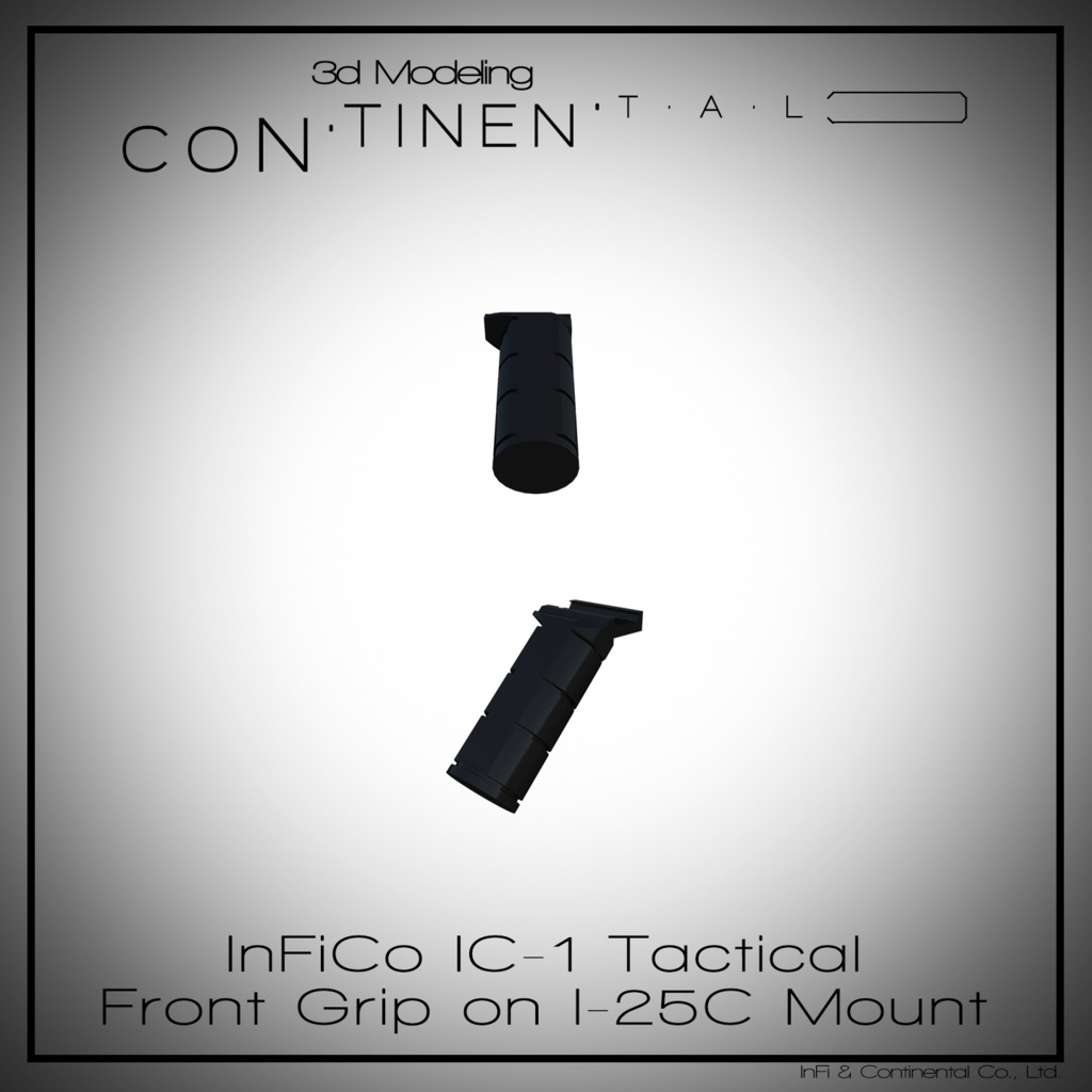 InFiCo IC-1 Tactical Front Grip on I-25C Mount