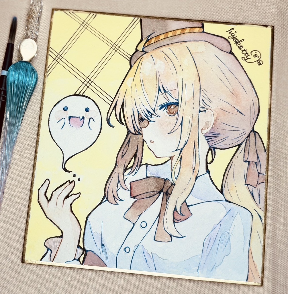 【原画色紙】オリジナルキャラクター