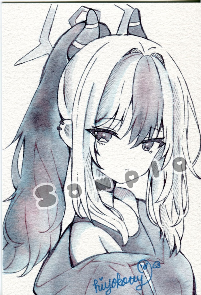 【原画ポストカード】ブルーアーカイブ  鬼方カヨコ