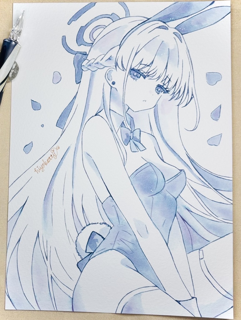 【原画A5サイズ】ブルーアーカイブ 飛鳥馬トキ