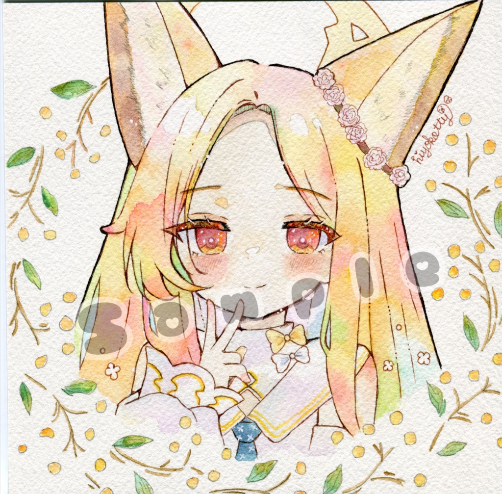 【額装原画】ブルーアーカイブ 百合園セイア