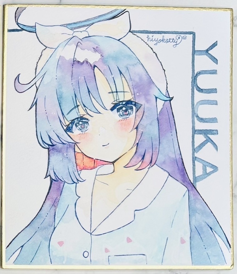 【原画色紙】ブルーアーカイブ 早瀬ユウカ