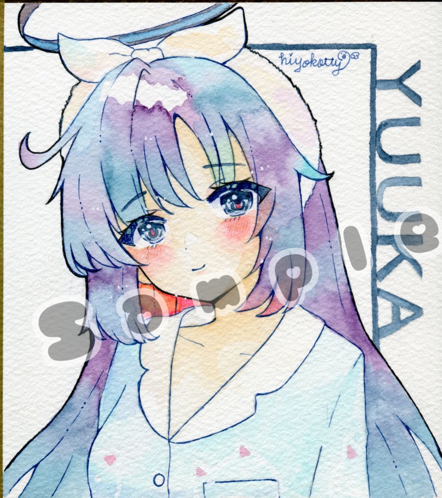 【原画色紙】ブルーアーカイブ 早瀬ユウカ