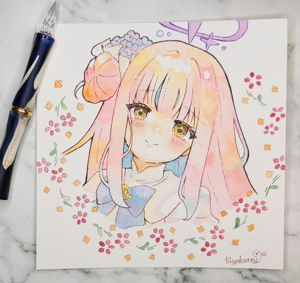 【原画15cm正方形】ブルーアーカイブ 聖園ミカ