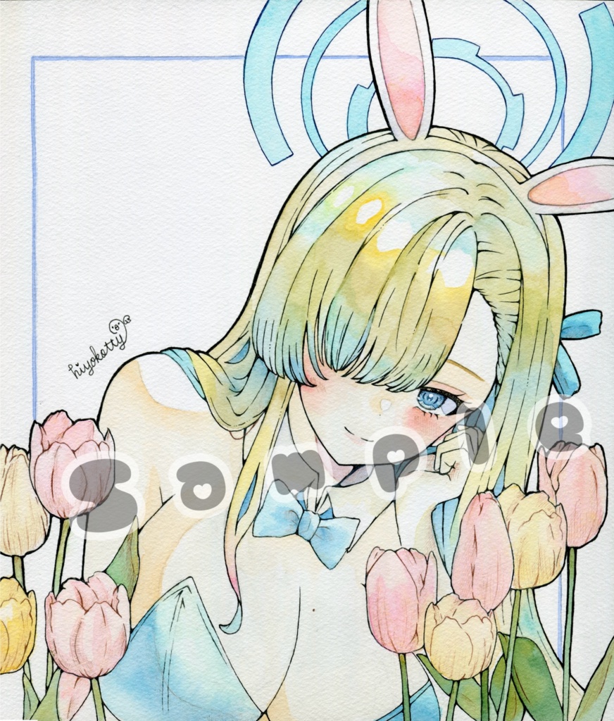 【原画色紙】ブルーアーカイブ 一之瀬アスナ