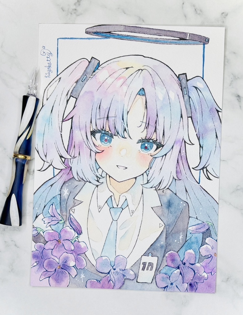 【原画A5サイズ】ブルーアーカイブ 早瀬ユウカ