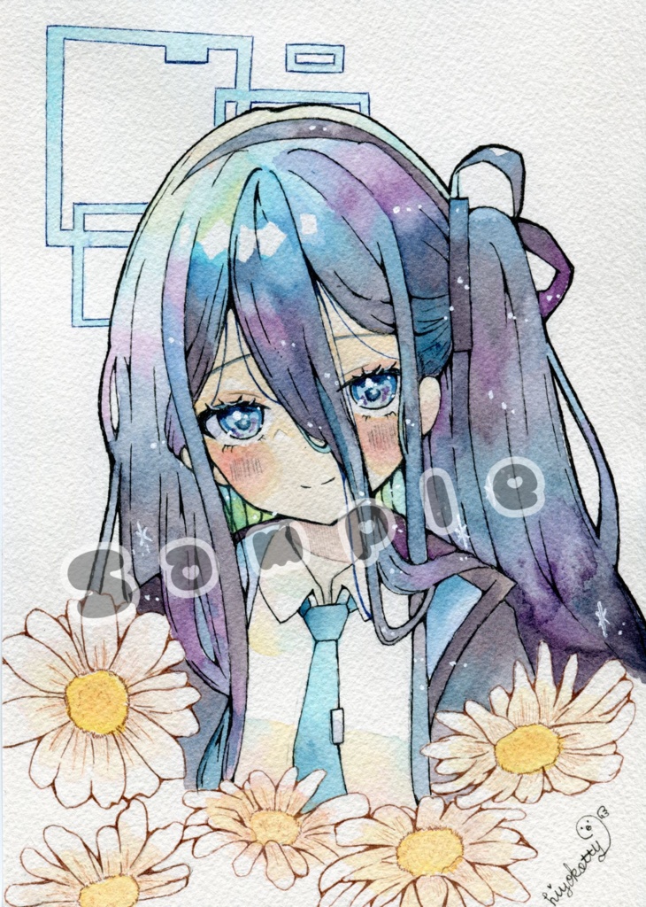 【原画A5サイズ】ブルーアーカイブ 天童アリス