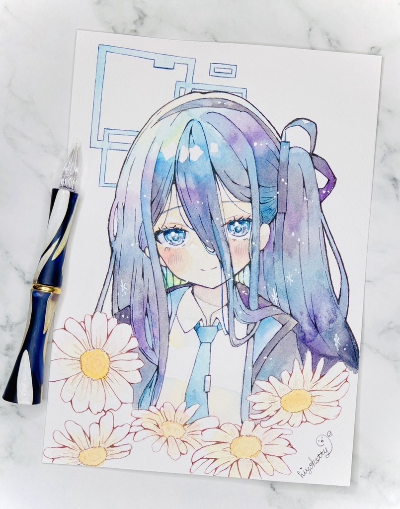 【原画A5サイズ】ブルーアーカイブ 天童アリス
