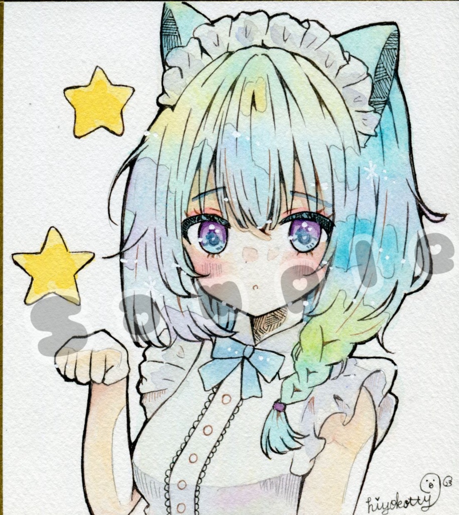 【原画色紙】オリジナルキャラクター