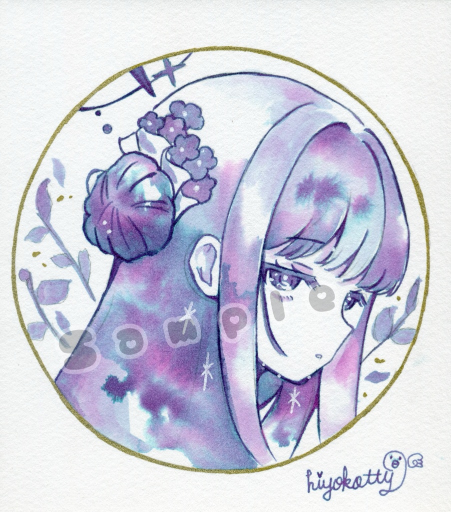 【原画色紙】ブルーアーカイブ 聖園ミカ