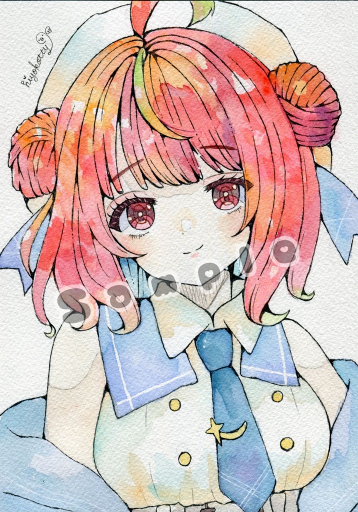 【原画A5サイズ】ぶいすぽっ! 夢野あかり