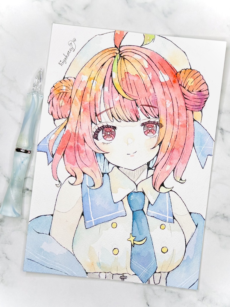 【原画A5サイズ】ぶいすぽっ! 夢野あかり