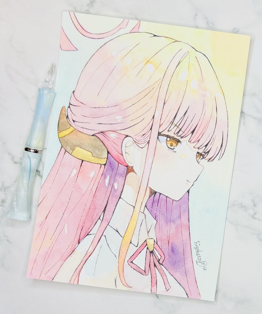 【原画A5サイズ】ブルーアーカイブ  陸八魔アル
