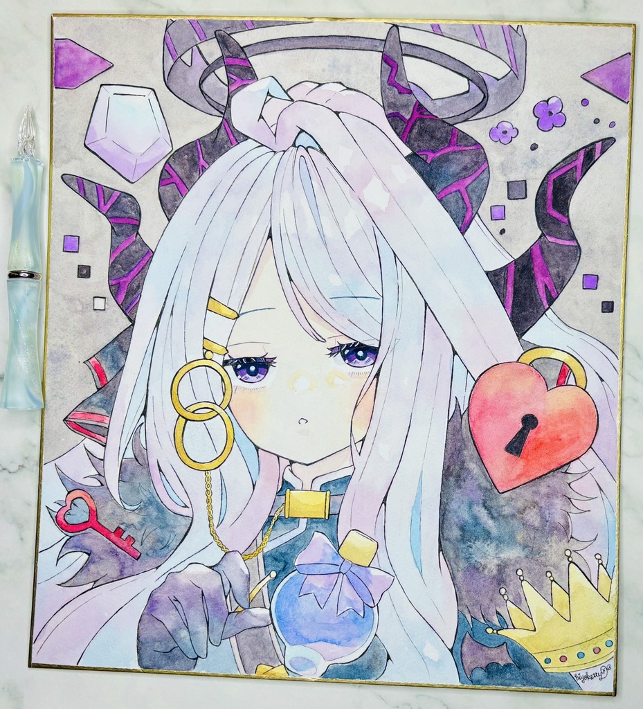 【原画色紙】ブルーアーカイブ 空崎ヒナ