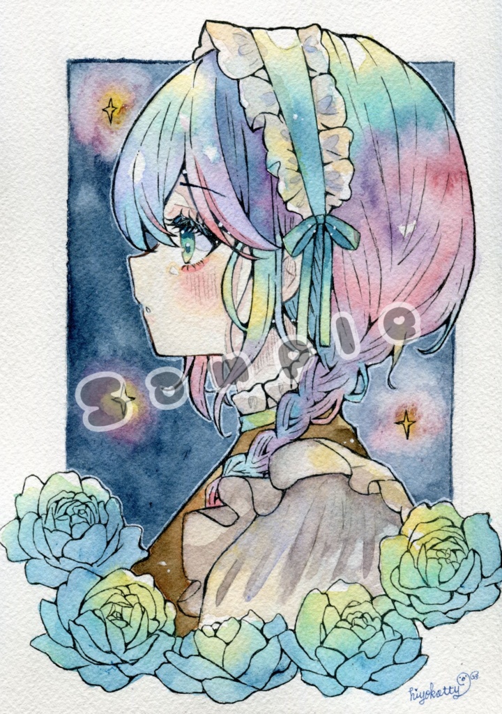 【原画A5サイズ】オリジナルキャラクター