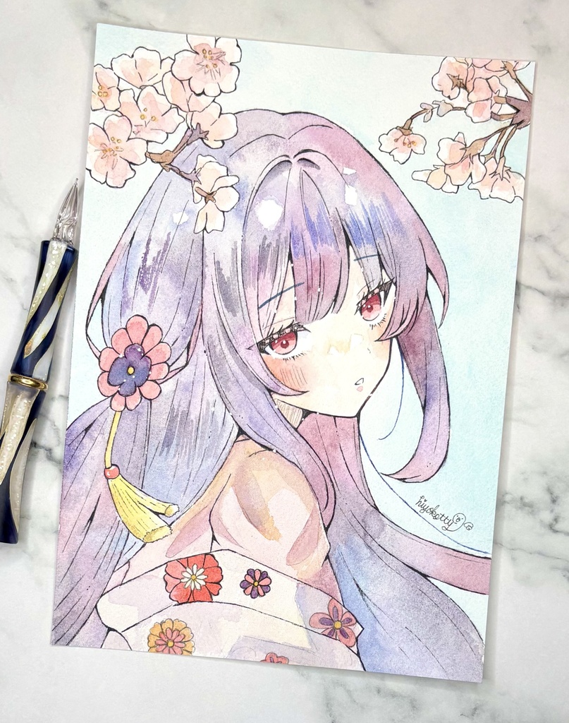 【原画A5サイズ】オリジナルキャラクター