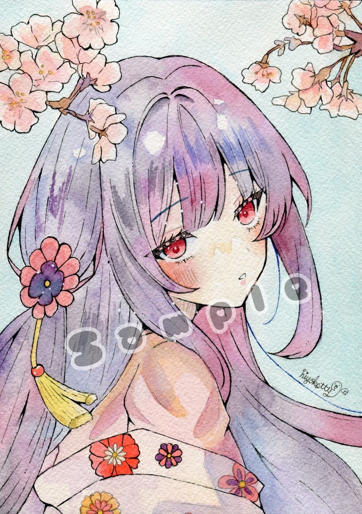 【原画A5サイズ】オリジナルキャラクター