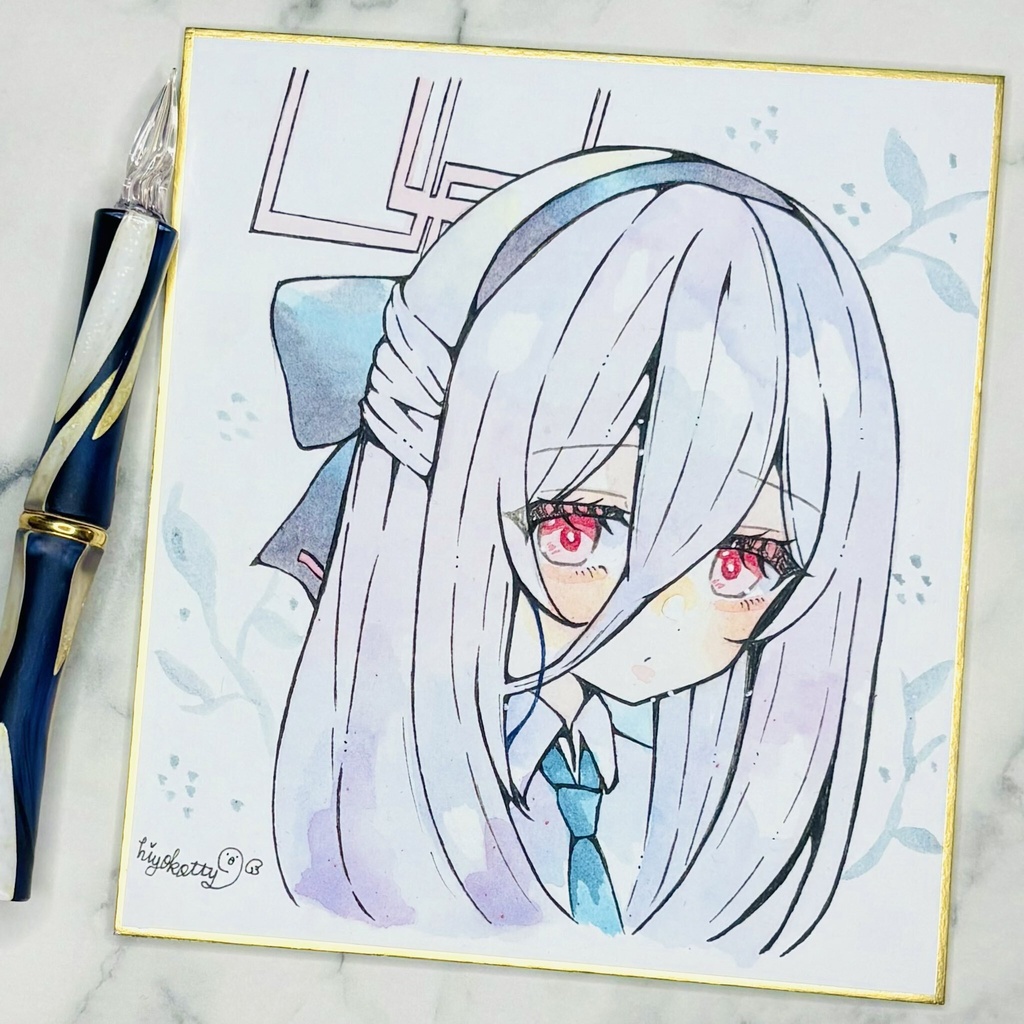【原画色紙】ブルーアーカイブ　ケイ